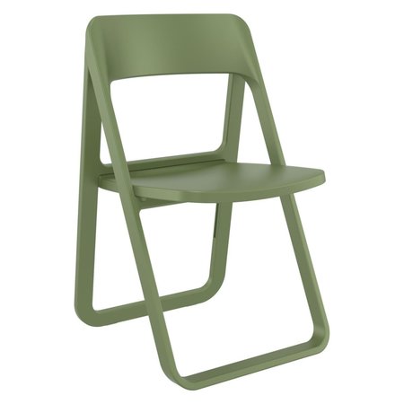 FINE-LINE Dream Folding Outdoor Chair Olive Green FI2545641